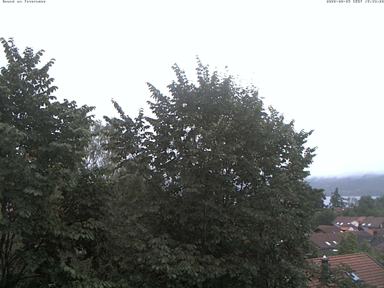 Archiv Foto Webcam Gmund am Tegernsee - Blick nach Süden