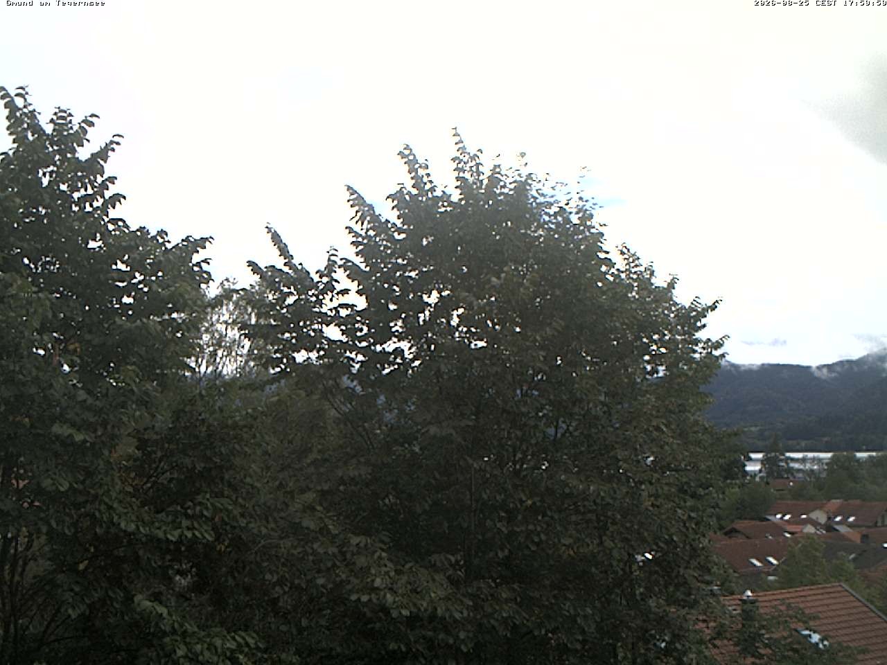 Archiv Foto Webcam Gmund am Tegernsee - Blick nach Süden