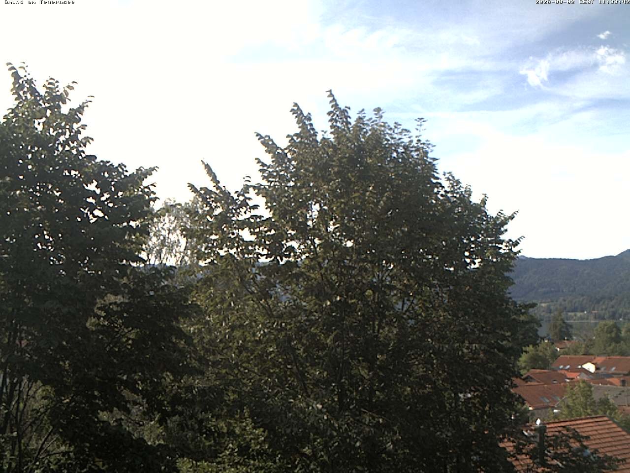 Archiv Foto Webcam Gmund am Tegernsee - Blick nach Süden