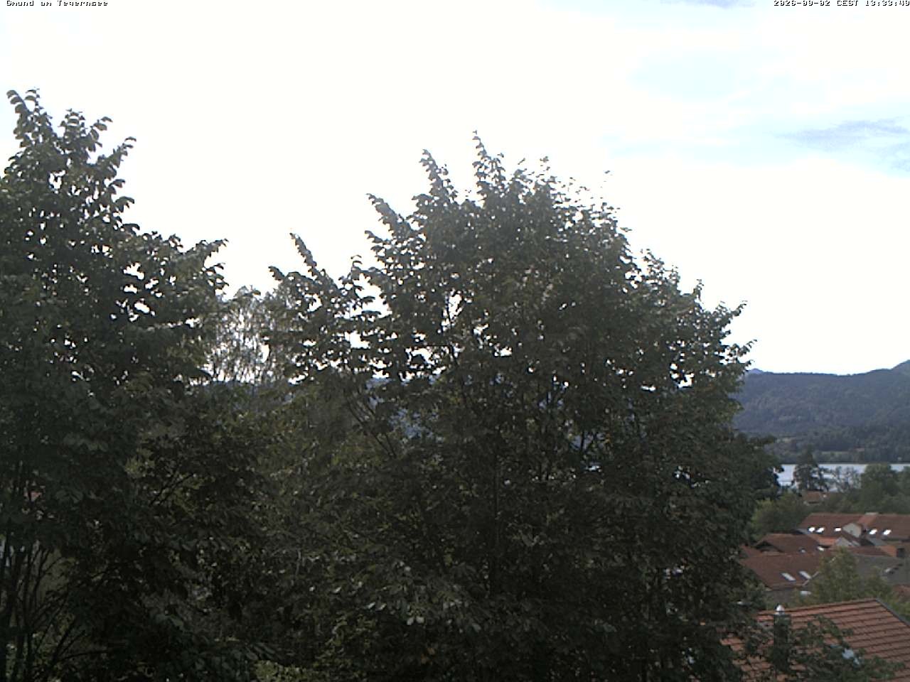 Archiv Foto Webcam Gmund am Tegernsee - Blick nach Süden