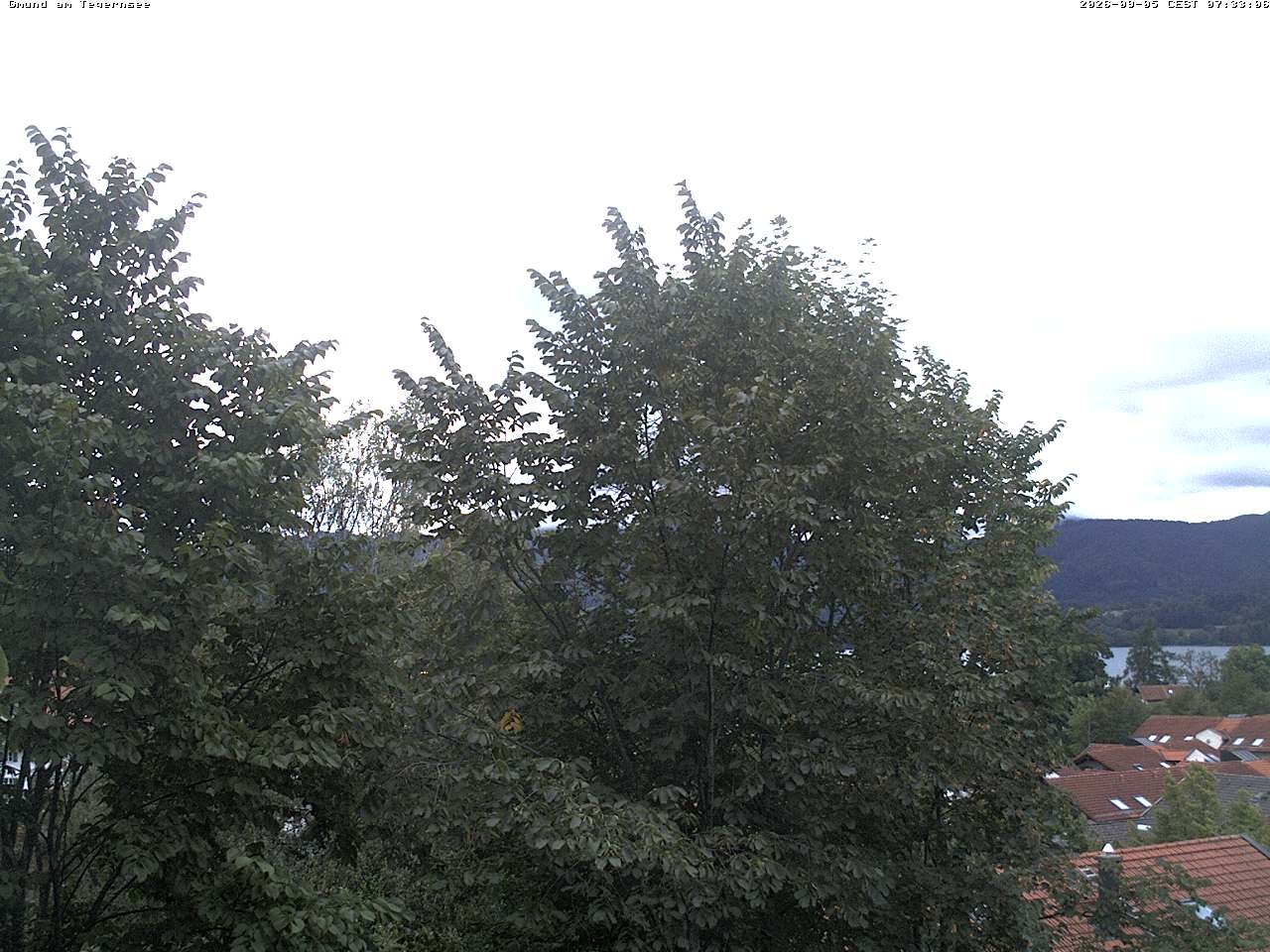 Archiv Foto Webcam Gmund am Tegernsee - Blick nach Süden