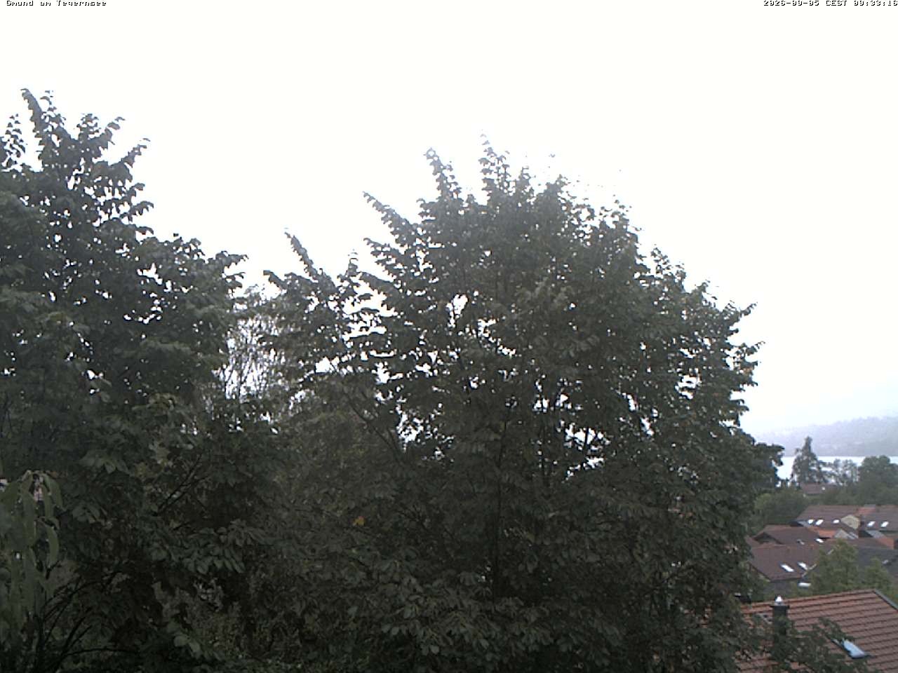 Archiv Foto Webcam Gmund am Tegernsee - Blick nach Süden