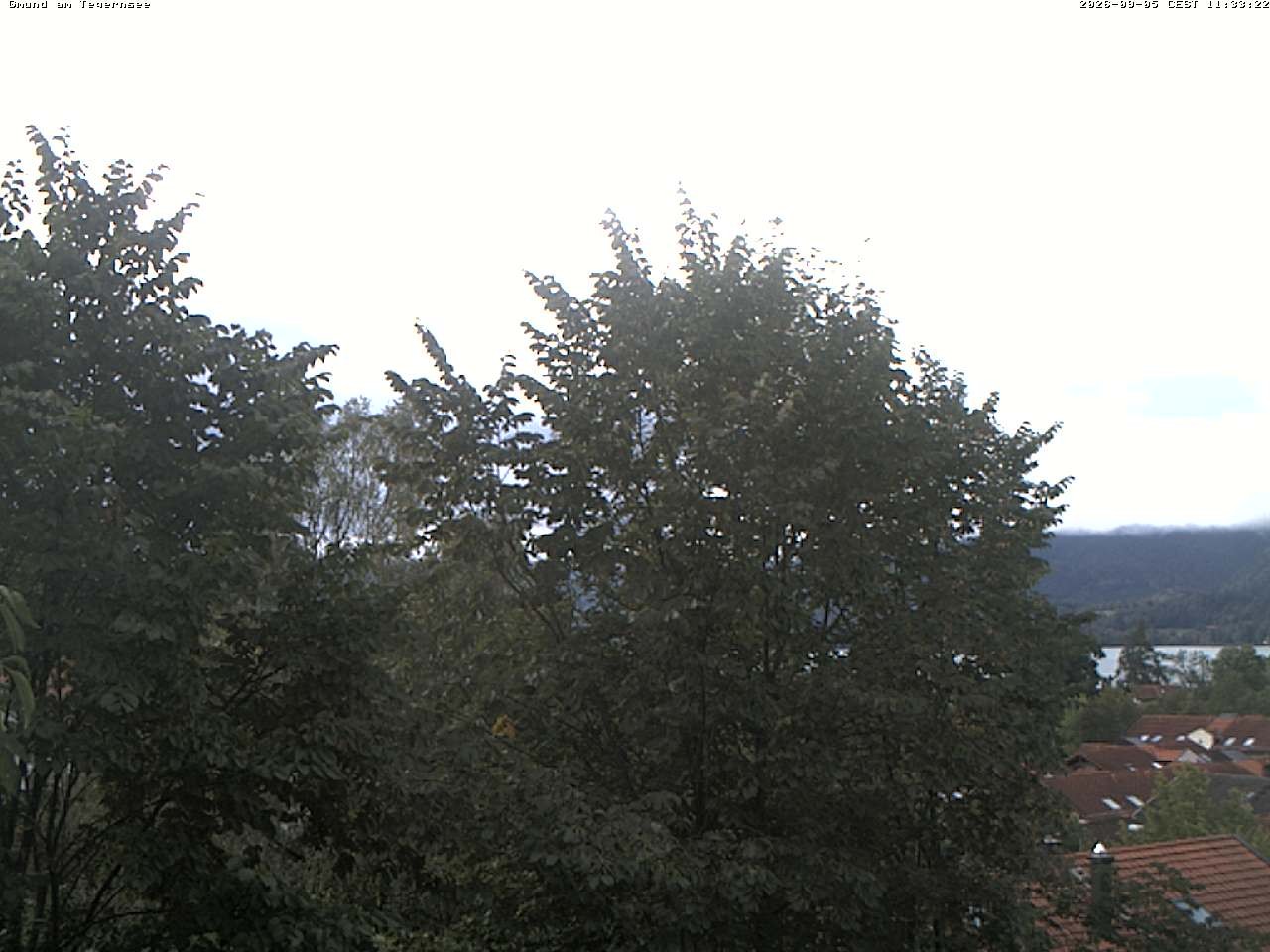 Archiv Foto Webcam Gmund am Tegernsee - Blick nach Süden