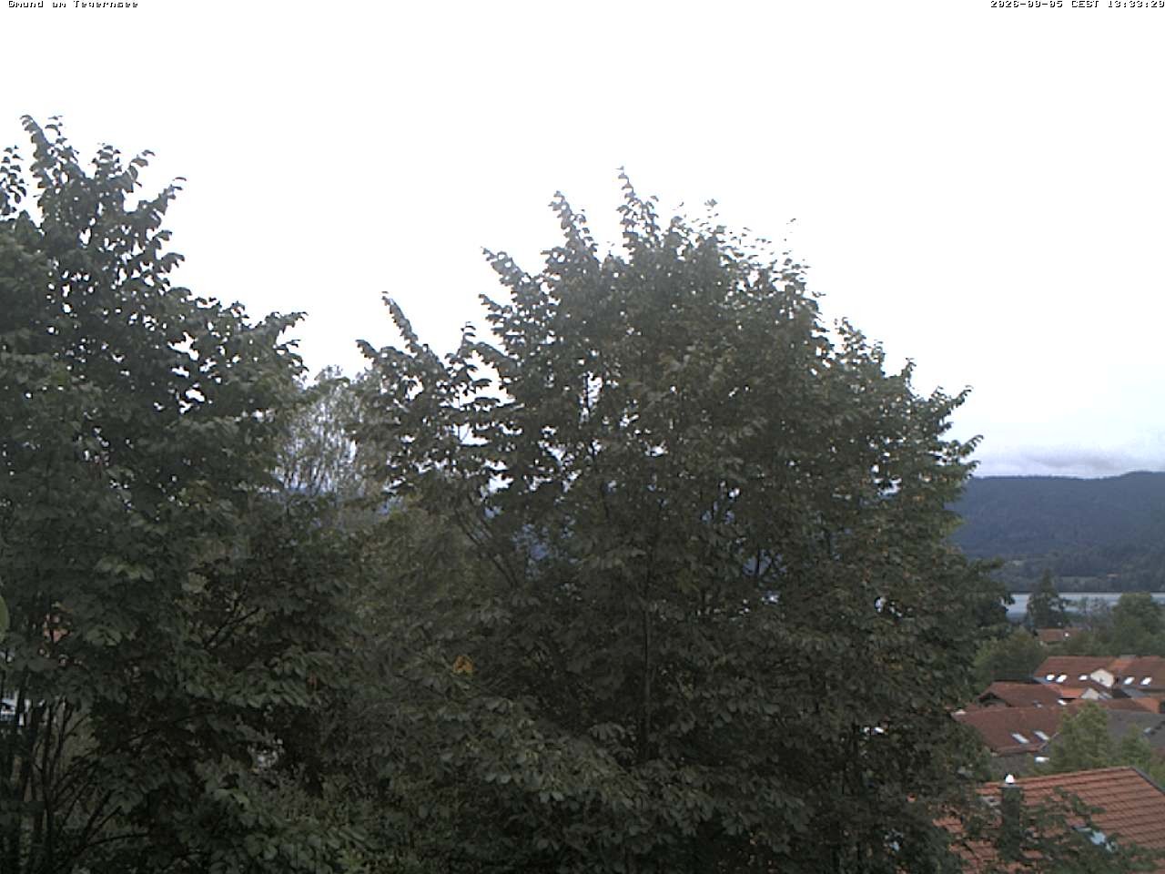 Archiv Foto Webcam Gmund am Tegernsee - Blick nach Süden