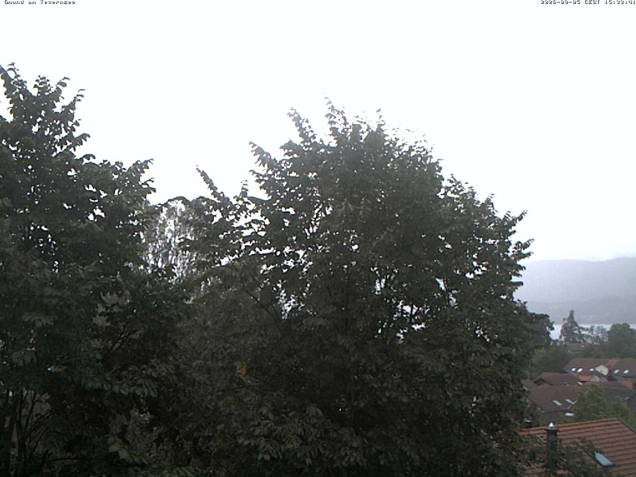 Archiv Foto Webcam Gmund am Tegernsee - Blick nach Süden