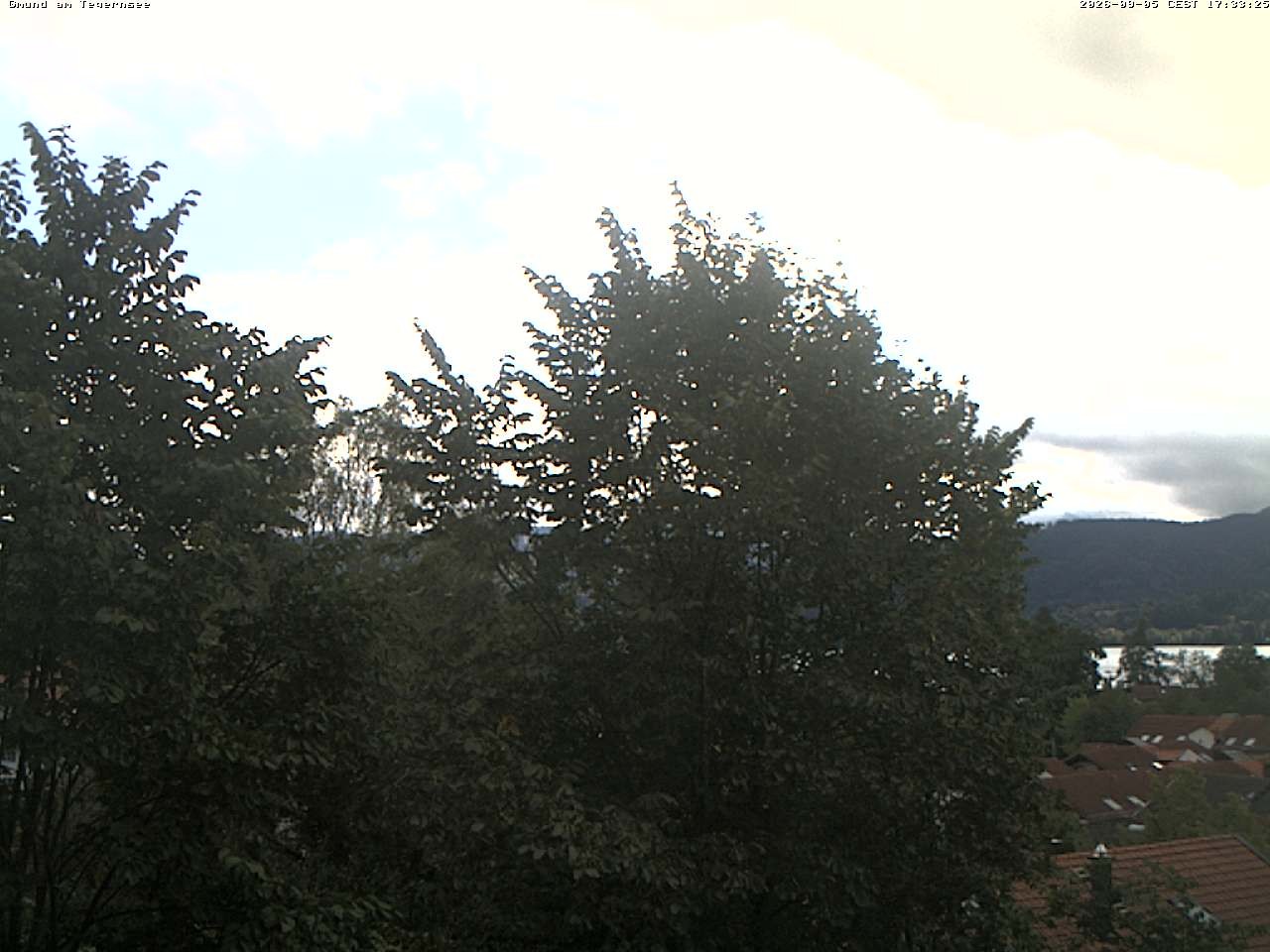 Archiv Foto Webcam Gmund am Tegernsee - Blick nach Süden