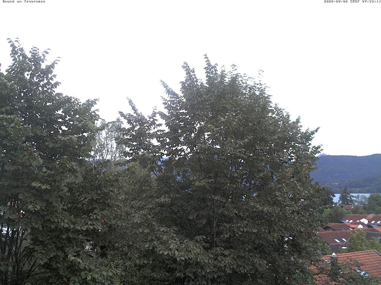 Archiv Foto Webcam Gmund am Tegernsee - Blick nach Süden