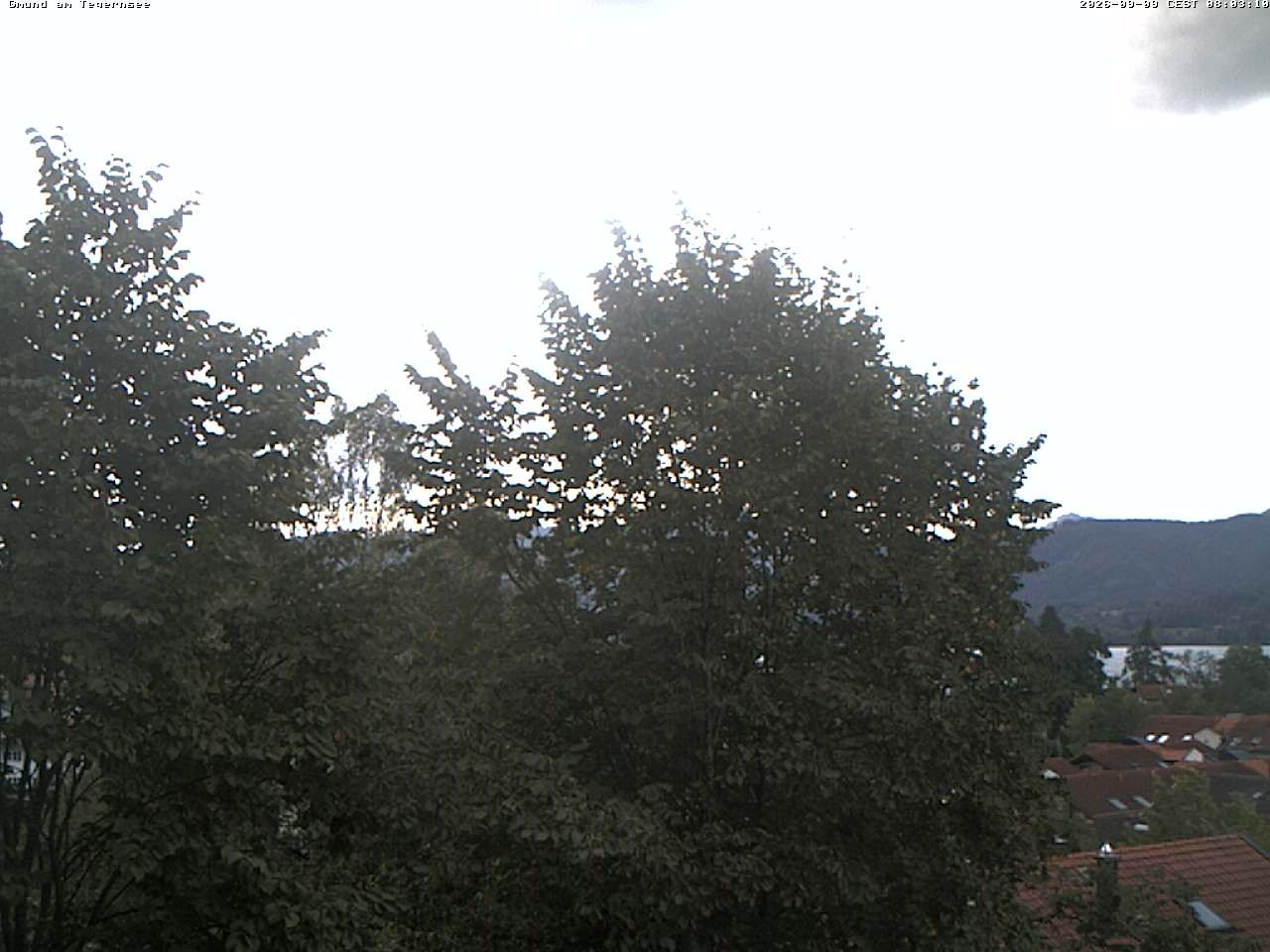 Archiv Foto Webcam Gmund am Tegernsee - Blick nach Süden