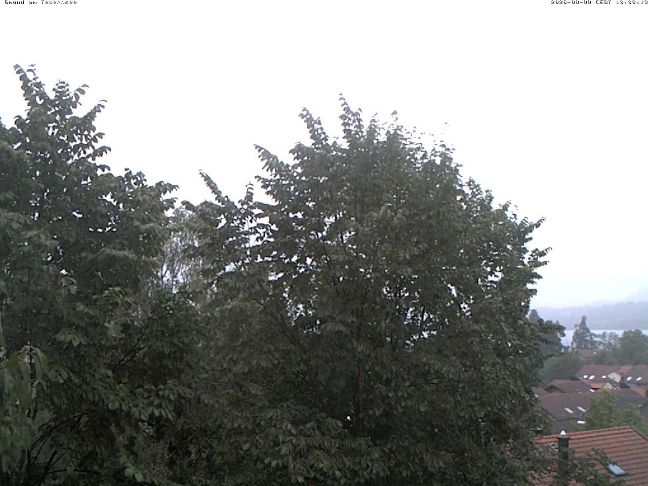 Archiv Foto Webcam Gmund am Tegernsee - Blick nach Süden