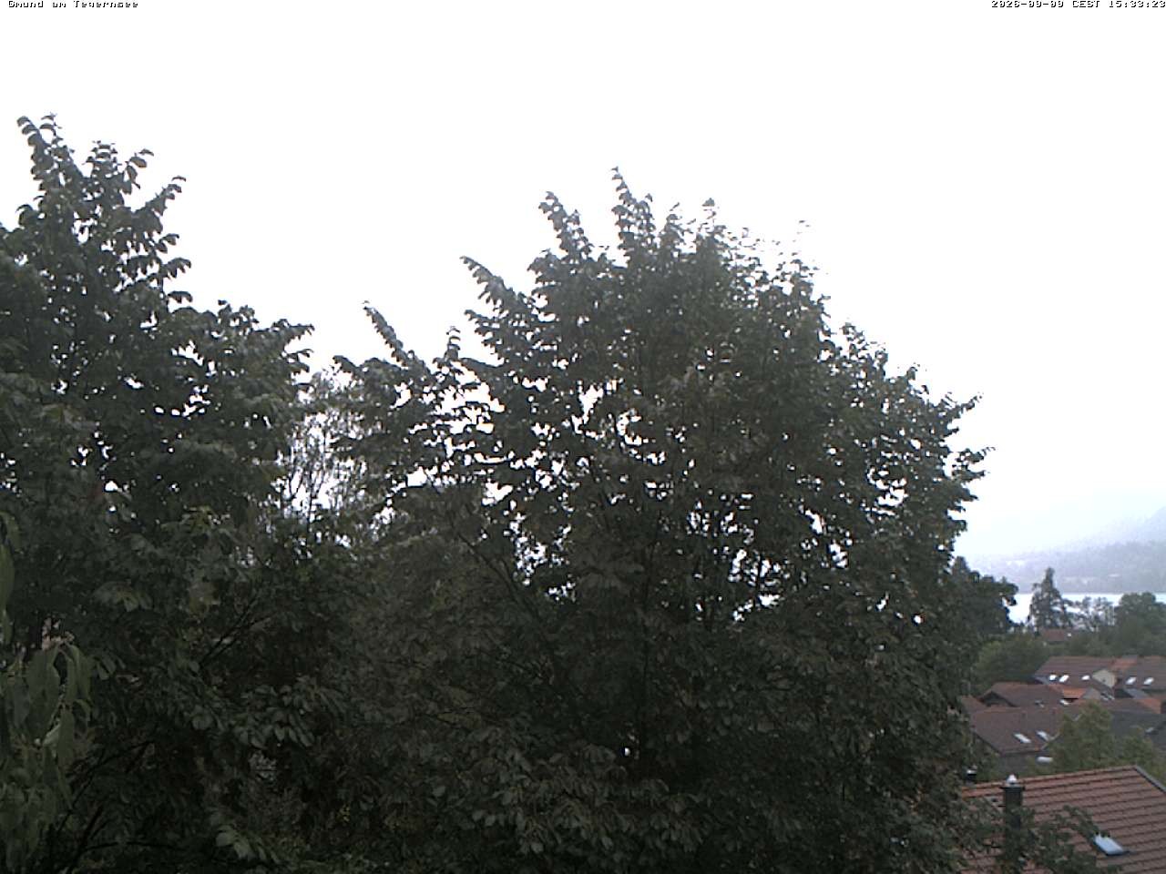Archiv Foto Webcam Gmund am Tegernsee - Blick nach Süden
