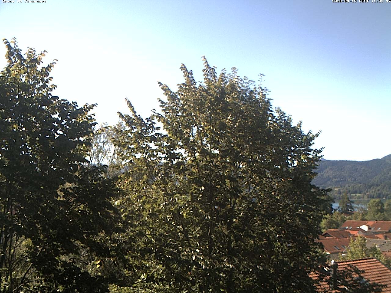 Archiv Foto Webcam Gmund am Tegernsee - Blick nach Süden
