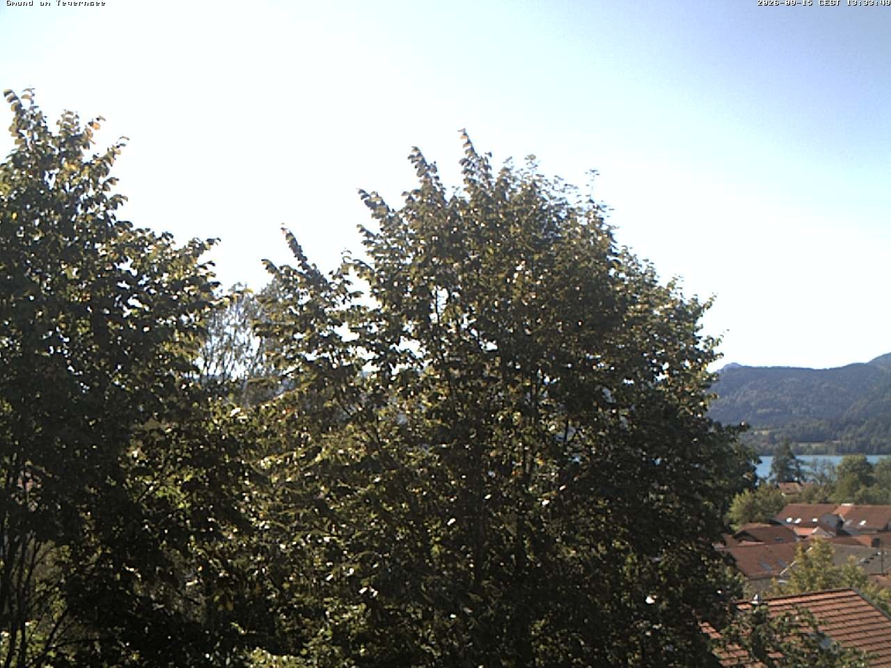 Archiv Foto Webcam Gmund am Tegernsee - Blick nach Süden