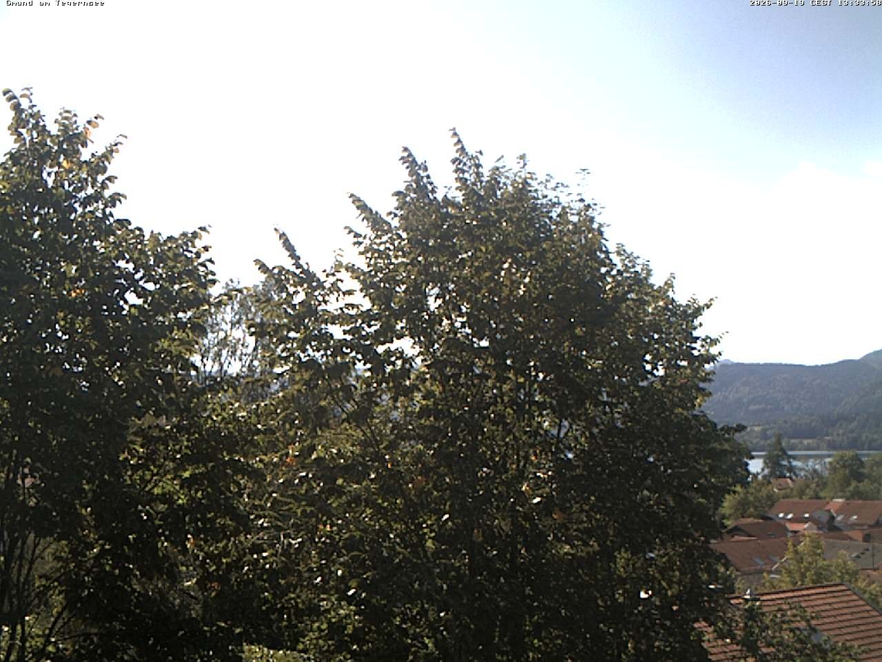 Archiv Foto Webcam Gmund am Tegernsee - Blick nach Süden