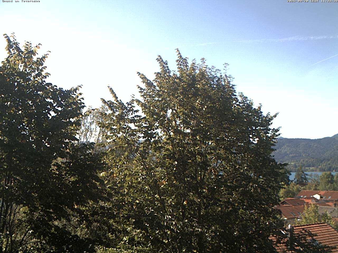 Archived image Webcam Gmund - Tegernsee - View to the South