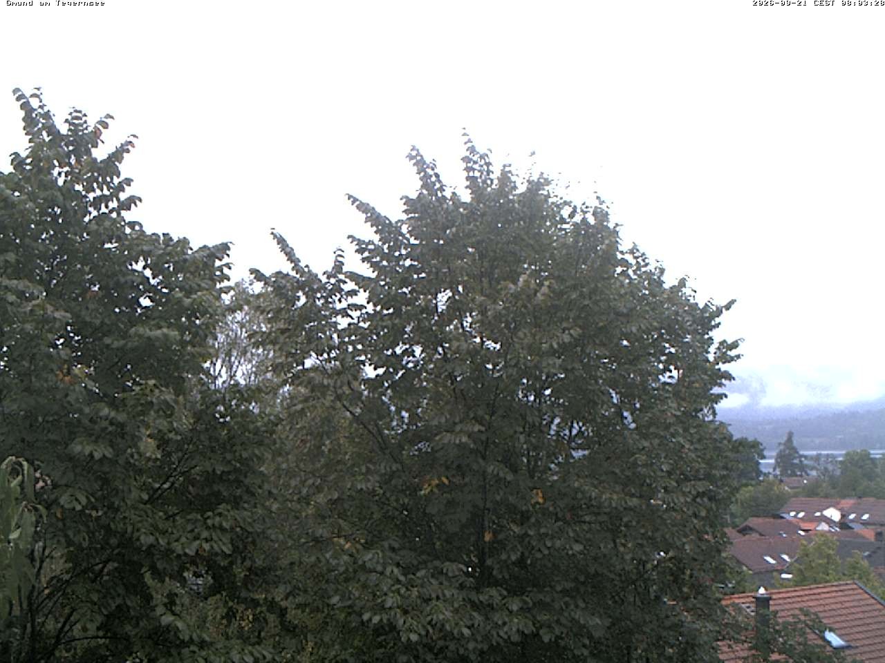 Archiv Foto Webcam Gmund am Tegernsee - Blick nach Süden