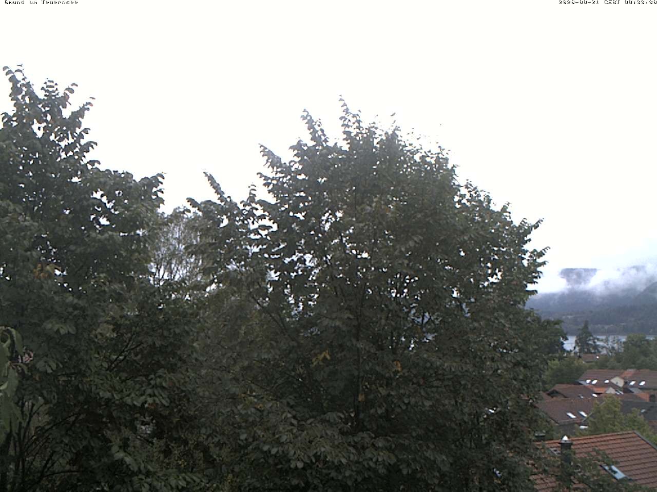 Archiv Foto Webcam Gmund am Tegernsee - Blick nach Süden