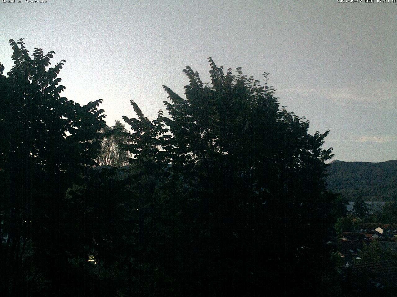 Archiv Foto Webcam Gmund am Tegernsee - Blick nach Süden