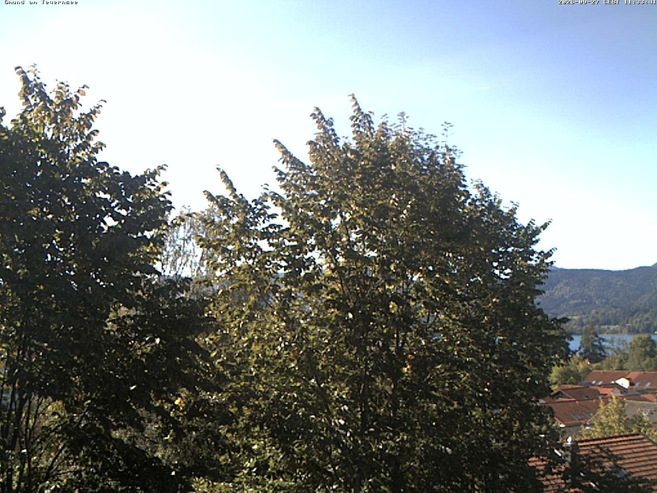 Archiv Foto Webcam Gmund am Tegernsee - Blick nach Süden