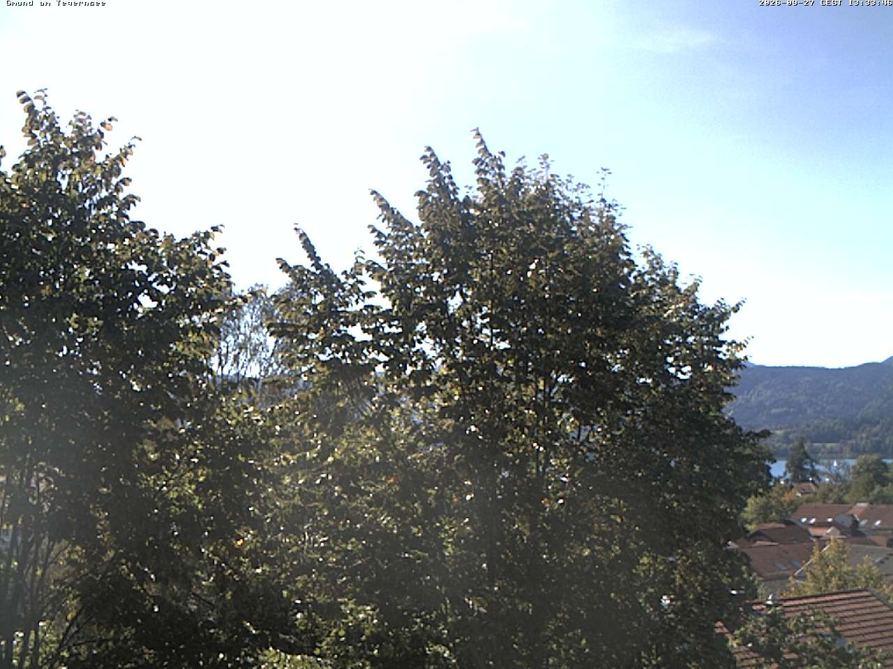 Archiv Foto Webcam Gmund am Tegernsee - Blick nach Süden