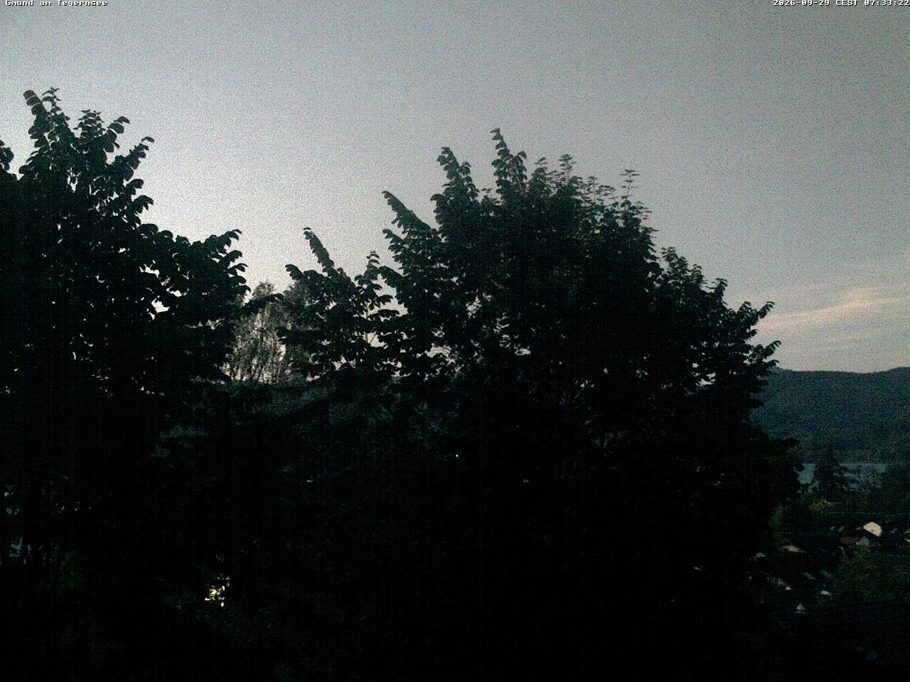 Archiv Foto Webcam Gmund am Tegernsee - Blick nach Süden