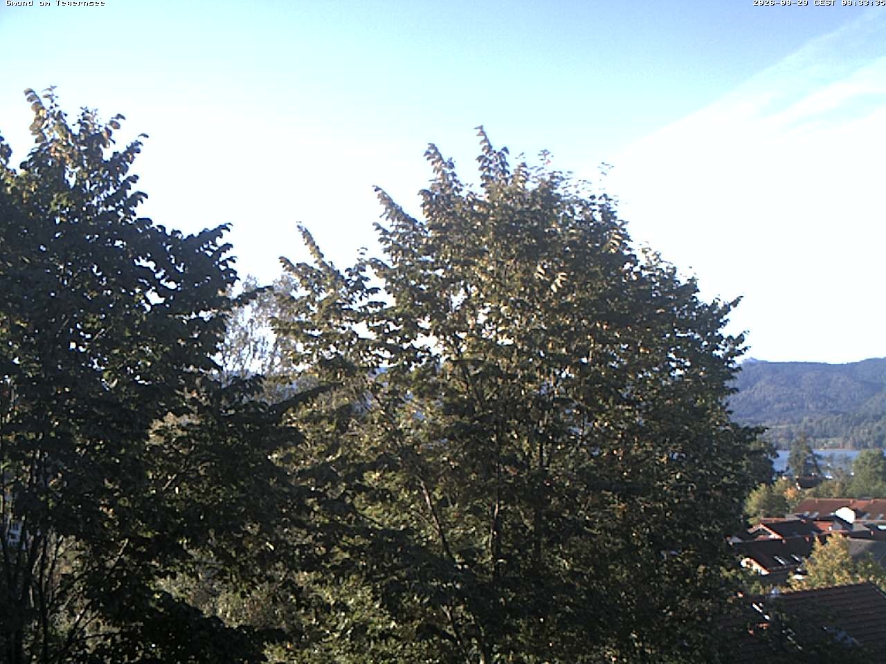 Archiv Foto Webcam Gmund am Tegernsee - Blick nach Süden