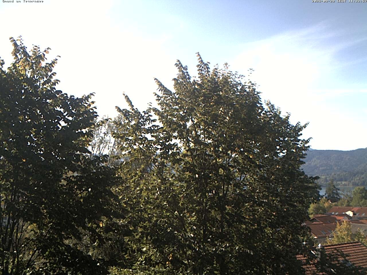 Archiv Foto Webcam Gmund am Tegernsee - Blick nach Süden
