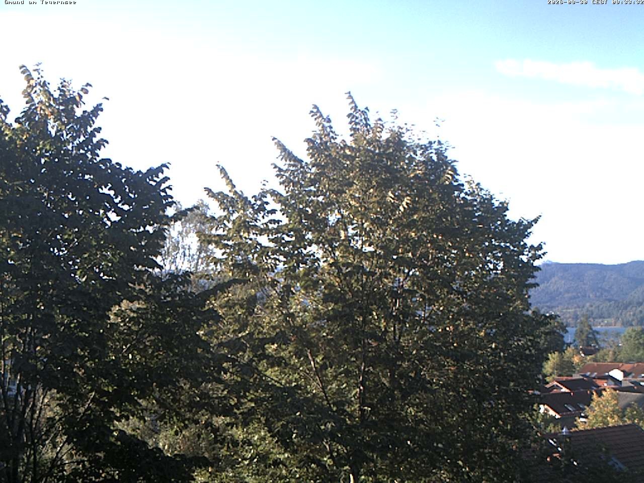 Archiv Foto Webcam Gmund am Tegernsee - Blick nach Süden