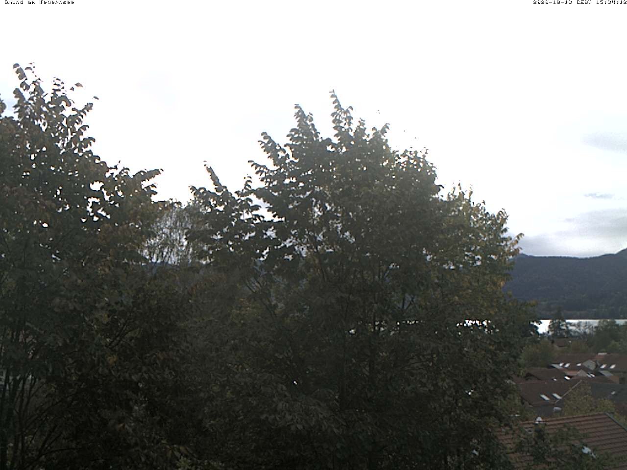 Archiv Foto Webcam Gmund am Tegernsee - Blick nach Süden
