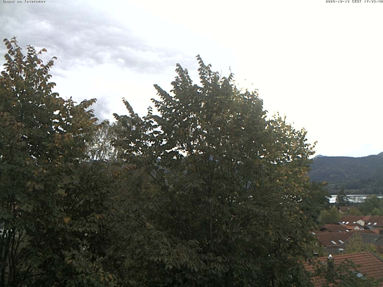 Archiv Foto Webcam Gmund am Tegernsee - Blick nach Süden