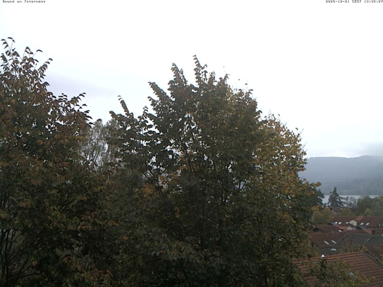 Archiv Foto Webcam Gmund am Tegernsee - Blick nach Süden