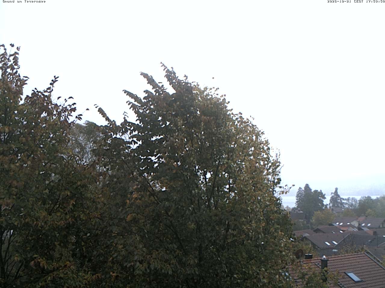 Archiv Foto Webcam Gmund am Tegernsee - Blick nach Süden