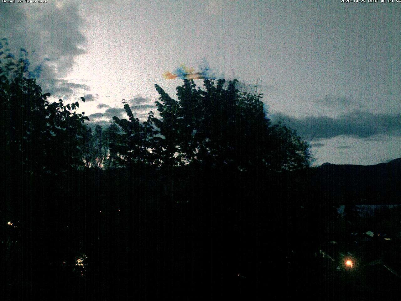 Archiv Foto Webcam Gmund am Tegernsee - Blick nach Süden