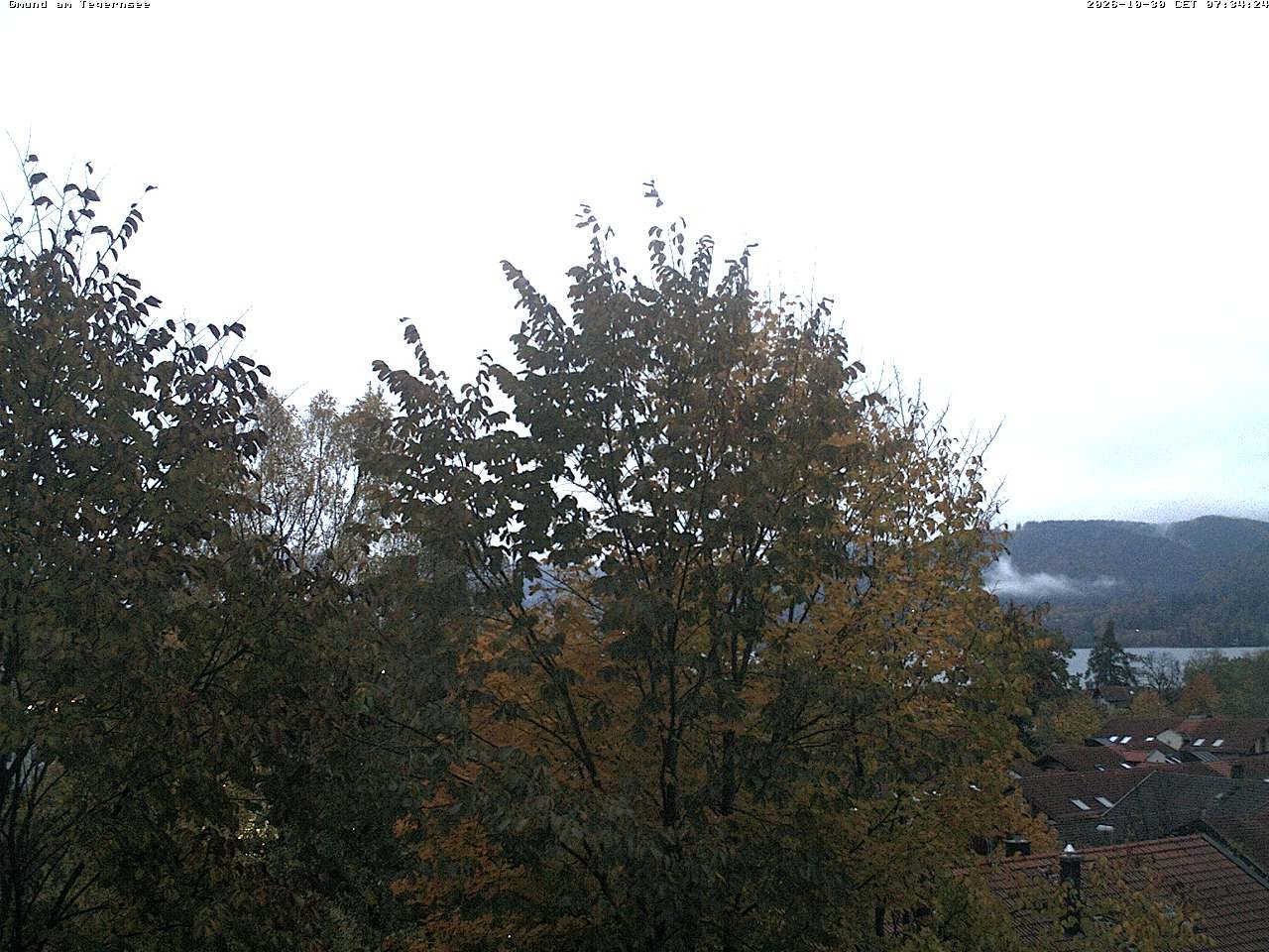 Archiv Foto Webcam Gmund am Tegernsee - Blick nach Süden