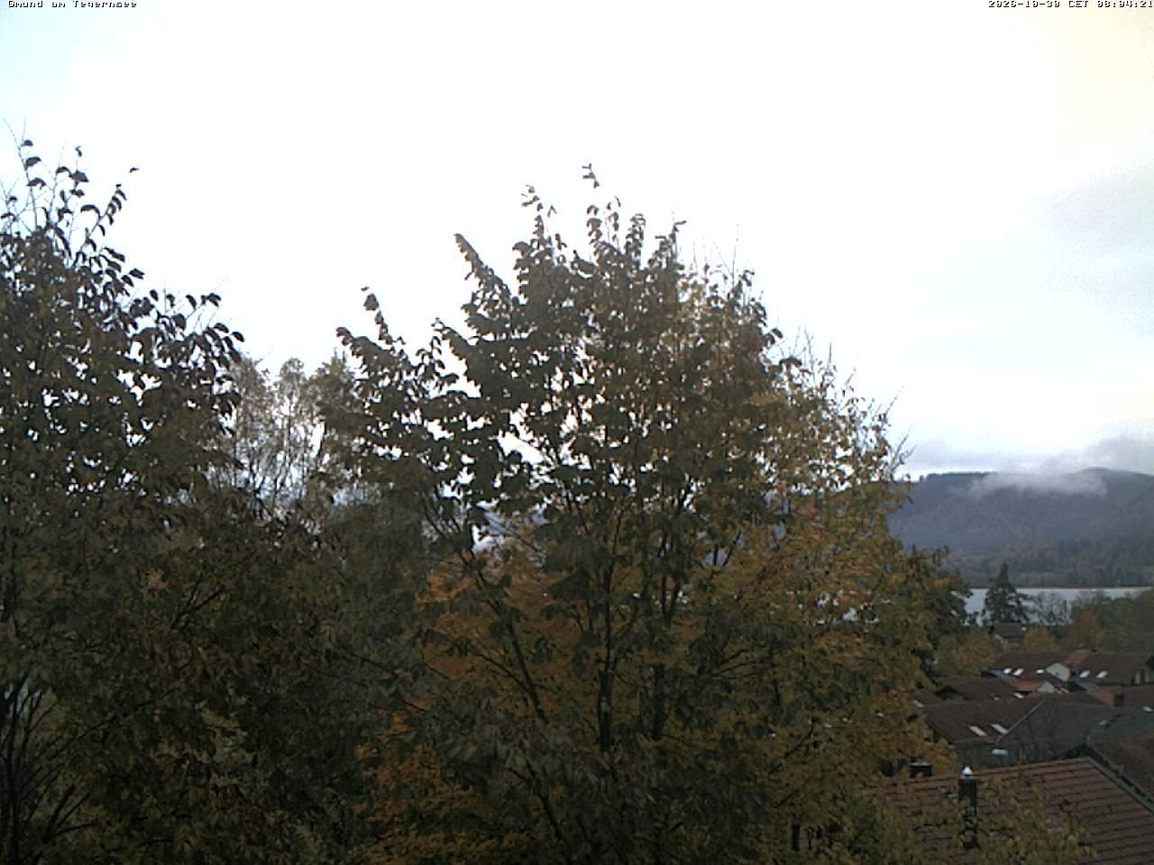 Archiv Foto Webcam Gmund am Tegernsee - Blick nach Süden