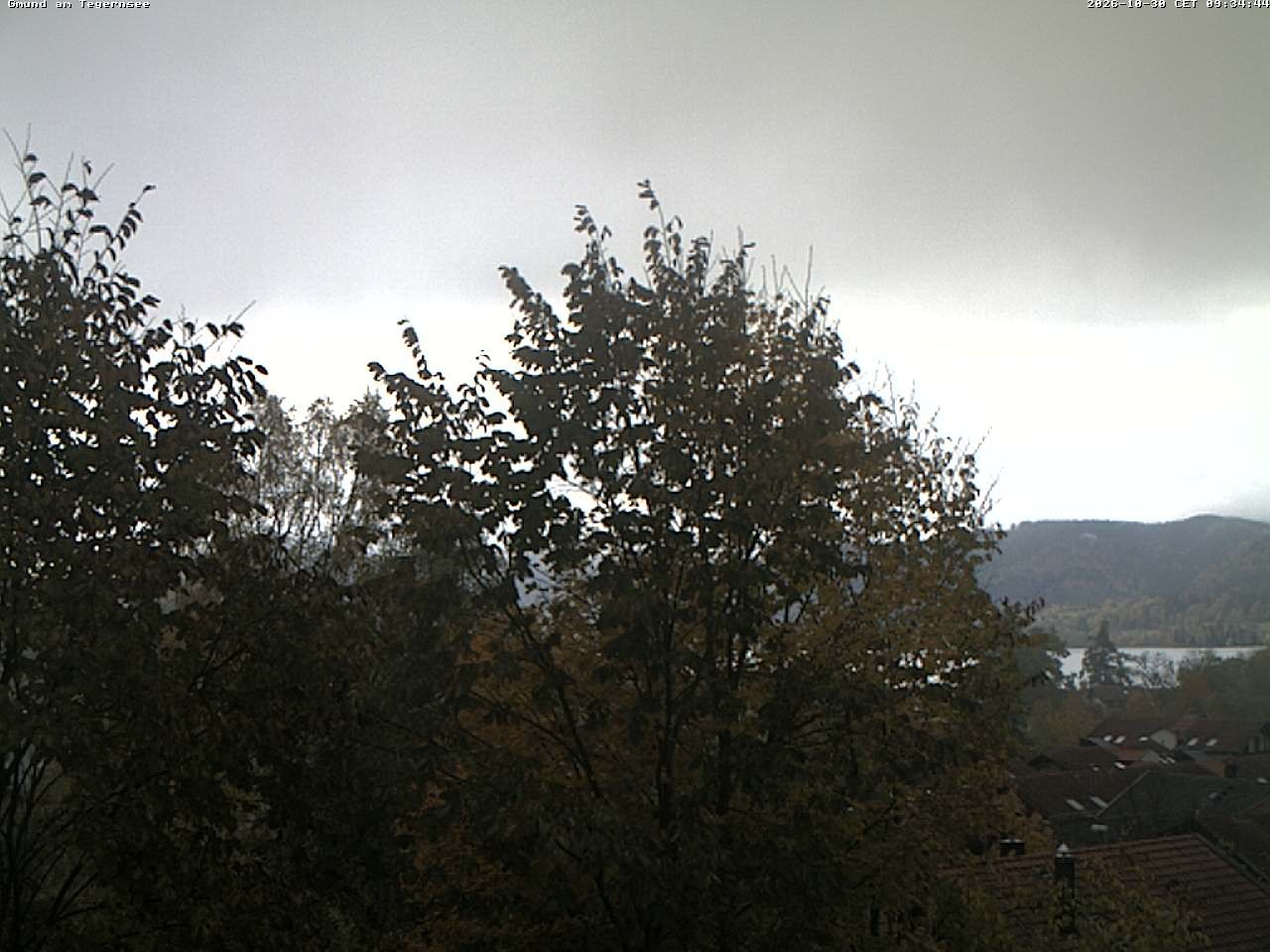 Archiv Foto Webcam Gmund am Tegernsee - Blick nach Süden