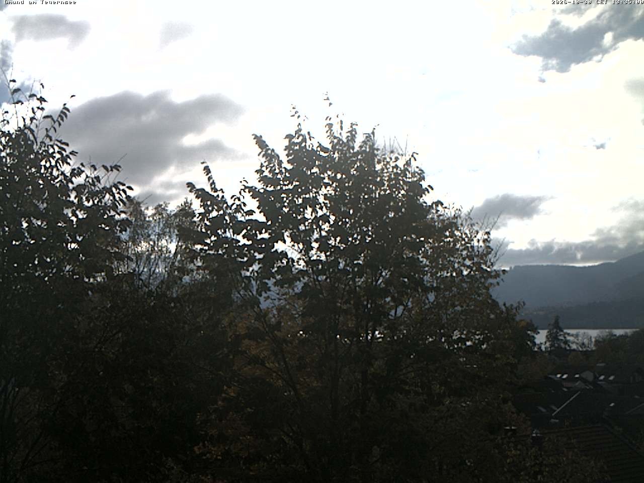 Archiv Foto Webcam Gmund am Tegernsee - Blick nach Süden
