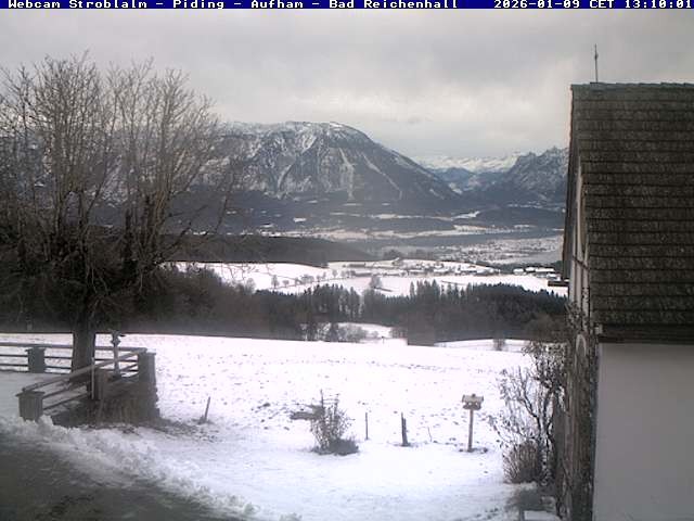 Archiv Foto Webcam Strobalm - Piding - Aufham - Bad Reichenhall