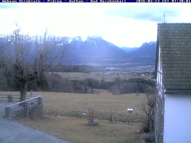 Archiv Foto Webcam Strobalm - Piding - Aufham - Bad Reichenhall
