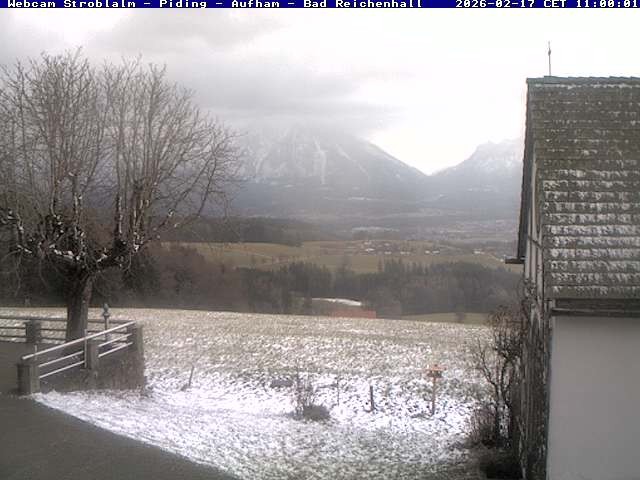 Archiv Foto Webcam Strobalm - Piding - Aufham - Bad Reichenhall