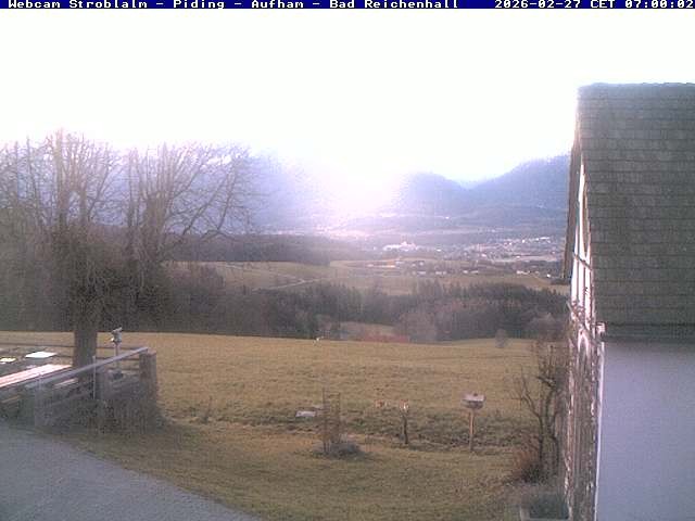 Archiv Foto Webcam Strobalm - Piding - Aufham - Bad Reichenhall