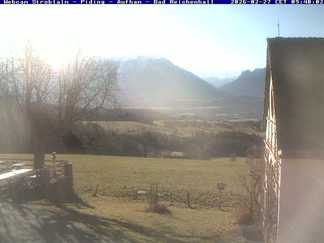Archiv Foto Webcam Strobalm - Piding - Aufham - Bad Reichenhall