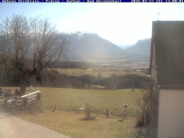 Archiv Foto Webcam Strobalm - Piding - Aufham - Bad Reichenhall