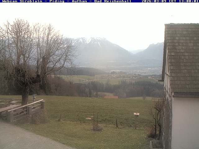 Archiv Foto Webcam Strobalm - Piding - Aufham - Bad Reichenhall