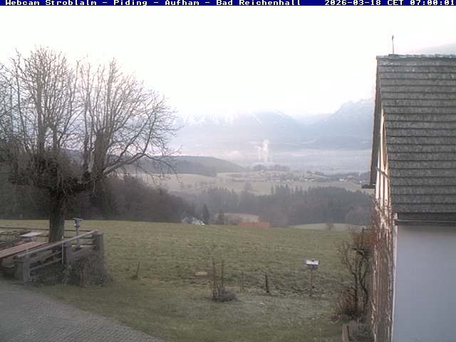 Archiv Foto Webcam Strobalm - Piding - Aufham - Bad Reichenhall