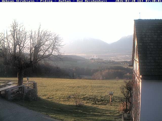 Archiv Foto Webcam Strobalm - Piding - Aufham - Bad Reichenhall