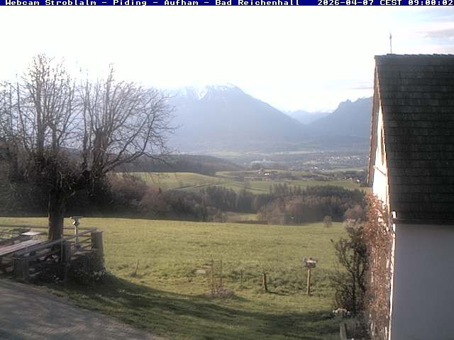 Archiv Foto Webcam Strobalm - Piding - Aufham - Bad Reichenhall