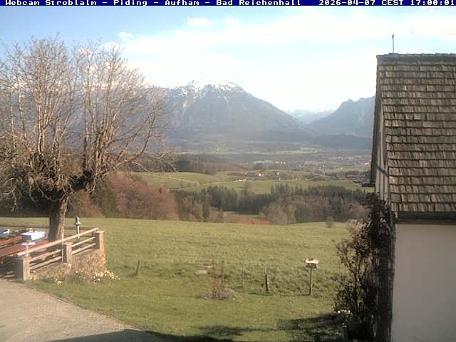 Archiv Foto Webcam Strobalm - Piding - Aufham - Bad Reichenhall