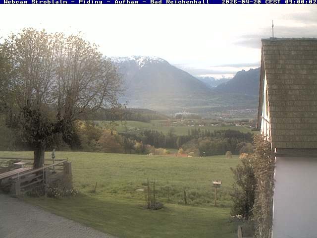 Archiv Foto Webcam Strobalm - Piding - Aufham - Bad Reichenhall