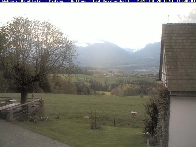Archiv Foto Webcam Strobalm - Piding - Aufham - Bad Reichenhall