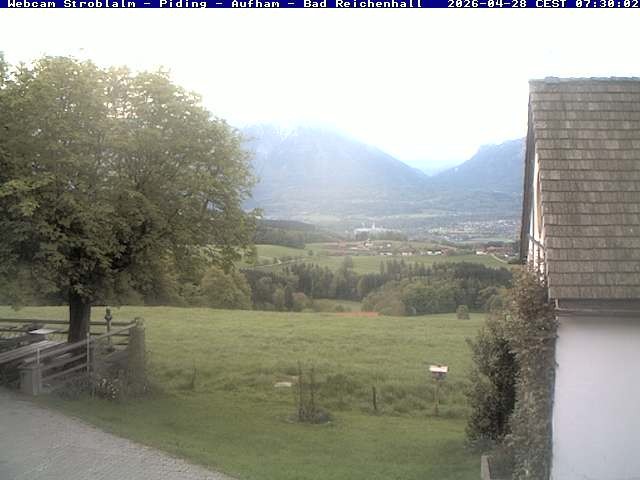 Archiv Foto Webcam Strobalm - Piding - Aufham - Bad Reichenhall